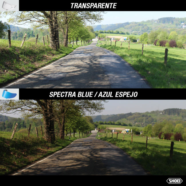 Recambio Shoei Pantalla CNS-3C Azul Espejo