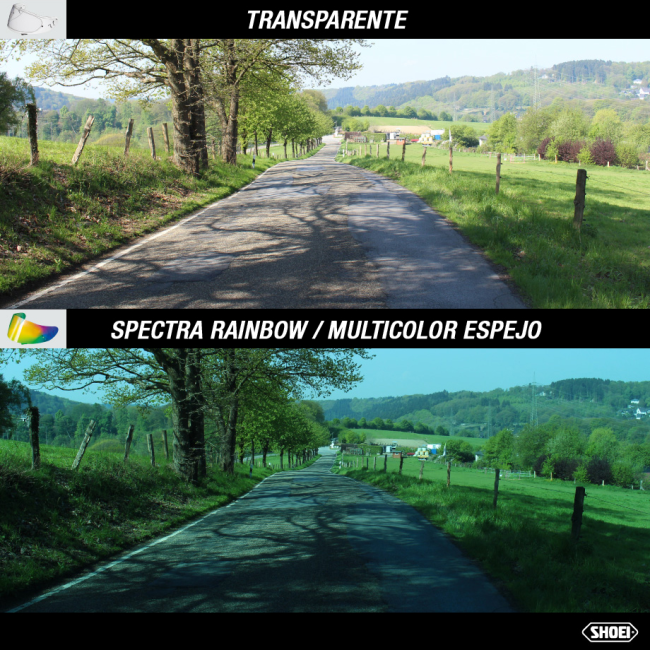 Recambio Shoei Pantalla CNS-3C Rainbow Espejo