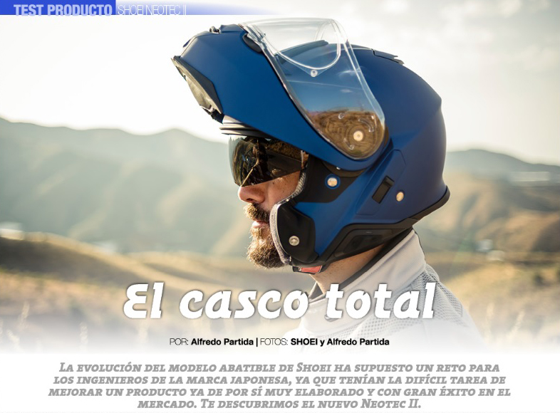 SHOEI - Reportaje Neotec 2 Moto1Pro